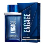 Buy Engage Homme EDP Perfume For Men 100 ml + 3 ml, Citrus and Woody, Premium Long Lasting Fragrance, Perfect Gift For Men, Skin Friendly, Everyday Fragrance - Purplle