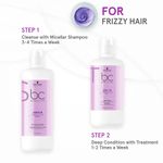 Buy Schwarzkopf Professional Bonacure Frizz Away Shampoo with Babassu Oil 1000 ml - Purplle