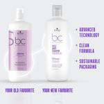 Buy Schwarzkopf Professional Bonacure Frizz Away Shampoo with Babassu Oil 1000 ml - Purplle