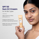 Buy Re'equil Sun CC Cream (Joy) SPF 50 PA++++, 100% Mineal UV Filter, (30 gm) - Purplle