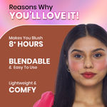 Buy NY Bae Creme Blush - Joyous Brown 03 (10 gm) | Dewy Brown Blush | Lip & Cheek Tint | Liquid Blush | Intense Pi gment | Korean Glow - Purplle