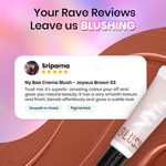 Buy NY Bae Creme Blush - Joyous Brown 03 (10 gm) | Dewy Brown Blush | Lip & Cheek Tint | Liquid Blush | Intense Pi gment | Korean Glow - Purplle