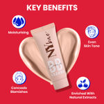 Buy NY Bae BB Cream with SPF 15 - Vanilla 01 (25 g) | Very Fair Skin | Cool Undertone | Enriched with Vitamins | Covers Imperfections | UV Protection - Purplle