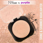 Buy NY Bae Shine & Shimmer Highlighter - Starry Silver 01 (5 gm) | Silver | Rich Colour | Blendable | Multipurpose | Travel Friendly - Purplle