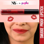 Buy NY Bae Smudge Proof Liquid Lipstick | Lasts Minimum 12 Hours | Super Pigmented | Transfer Proof - Earthy Brown 05 - Purplle