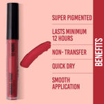 Buy NY Bae Smudge Proof Liquid Lipstick | Lasts Minimum 12 Hours | Super Pigmented | Transfer Proof - Mocha Nude 03 - Purplle