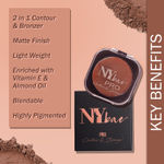 Buy NY Bae Pro Contour & Bronze - Deep Brown 01 (4 g) | 2 In 1 Powder | With Almond Oil & Vitamin E | Rich Colour | Super Blendable | Travel Friendly - Purplle