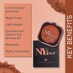 Buy NY Bae Pro Contour & Bronze - Light Brown 03 (4 g) | 2 In 1 Powder | With Almond Oil & Vitamin E | Rich Colour | Super Blendable | Travel Friendly - Purplle