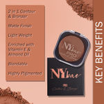 Buy NY Bae Pro Contour & Bronze - Nude Brown 02 (4 g) | 2 In 1 Powder | With Almond Oil & Vitamin E | Rich Colour | Super Blendable | Travel Friendly - Purplle