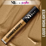 Buy NY Bae Shimmer Drops Liquid Highlighter - Bronze Babe 01 (3 ml) - Purplle