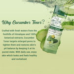 Buy Biotique Cucumber Pore Tightening Refreshing Toner (120 ml)pack of 2 - Purplle