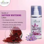 Buy OxyGlow Herbals Saffron & Whitening Lotion| Non sticky & Non Greasy| Lightens & Whitens the Skin|Helps in Brightening-120ml - Purplle