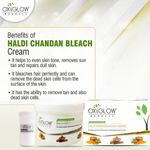 Buy OxyGlow Herbals Haldi Chandan Bleach Cream enriched with Chandan|Brightens & Lightens the Skin - Purplle