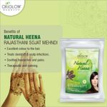 Buy OxyGlow Herbals Natural Henn Menhdi 200 Gram - Purplle