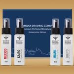 Buy Bombay Shaving Company Premium Perfume Miniature, Globetrotter Edition, Set of 4 - Purplle