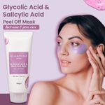 Buy Glamveda Glycolic Acid & Salicylic Acid Anti Acne & Pore Care Peel Off Mask, Helps With Breakouts, Blemishes & Dull Skin,100Gm - Purplle