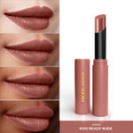 Buy FACES CANADA Long Stay 3-in-1 Matte Lipstick - Kiss Ready Nude 03, 2g | 8HR Longstay | Transfer Proof | Moisturizing | Chamomile & Shea Butter | Primer-Infused | Lightweight | Intense Color Payoff - Purplle