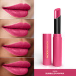 Buy FACES CANADA Long Stay 3-in-1 Matte Lipstick - Bubblegum Pink 04, 2 gm - Purplle