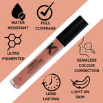 Buy KINDED Liquid Concealer for Face Makeup Full Coverage Colour Corrector Contour Waterproof HD Pro Master Series for Dry & Oily Skin Acne Dark Circles Dark Spots (Creamy Matte, Peachy Orange, 6 ml) - Purplle