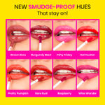 Buy NY Bae Smudge Proof Liquid Lipstick | Long Lasting | Super Pigmented | Dark Red Lipstick | Matte Finish - Burgundy Blast 08 (2.5 ml) - Purplle