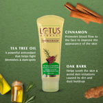 Buy Lotus Herbals Teatreewash Face Wash | with Tea Tree Oil & Cinnamon | Anti Acne | Oil Control | For Oily Skin | 120ml - Purplle