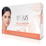 Buy Lotus Herbals Natural Glow Skin Radiance Single Facial Kit | Deep Pore Cleansing | Skin Lightening & Hydrating | 50g - Purplle