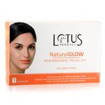 Buy Lotus Herbals Natural Glow Skin Radiance Single Facial Kit | Deep Pore Cleansing | Skin Lightening & Hydrating | 50g - Purplle