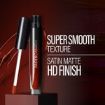 Buy FACES CANADA Comfy Silk Liquid Lipstick - Zealous Red 10, 3 ml | Satin Matte HD Finish | Luxe Comfort | Longlasting | No Dryness | Smooth Texture | Mulberry Oil & Shea Butter For Plump Hydrated Lips - Purplle
