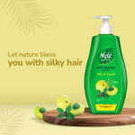 Buy Nyle Naturals Silky and Smooth Anti Hairfall Shampoo, With Tulsi And Amla,Gentle and soft shampoo , PH balanced and Paraben free, 1L - Purplle