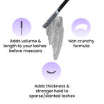 Buy FAE Beauty Brash Primer Base Coat Mascara and Brow Gel || Long Lasting || Enriched with Coconut oil || Adds Extra Volume and Length Formula || Building Base Coat Mascara || Vegan (Transparent) - 13 gm - Purplle