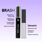Buy FAE Beauty Brash Primer Base Coat Mascara and Brow Gel || Long Lasting || Enriched with Coconut oil || Adds Extra Volume and Length Formula || Building Base Coat Mascara || Vegan (Transparent) - 13 gm - Purplle