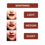 Buy Matt look Power Last Lip Stain Crayon Lipstick, Rich Colour, Non Transfer, Mask Proof & Luxurious Creamy Matte, Choco Lava (1.3g) - Purplle