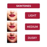 Buy Matt look Power Last Lip Stain Crayon Lipstick, Rich Colour, Non Transfer, Mask Proof & Luxurious Creamy Matte, Deep Magenta (1.3g) - Purplle