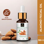 Buy Good Vibes Almond Brightening Facial Oil | Hydrating, Nourishing | No Parabens, No Sulphates, No Animal Testing (30 ml) - Purplle