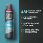 Buy Dove Men+Care Clean Comfort Dry Spray Antiperspirant Deodorant (150 ml) - Purplle