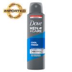 Buy Dove Men+Care Cool Fresh Dry Spray Antiperspirant Deodorant (150 ml) - Purplle