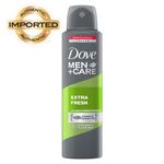 Buy Dove Men+Care Extra Fresh Dry Spray Antiperspirant Deodorant (150 ml) - Purplle