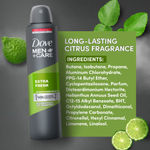 Buy Dove Men+Care Extra Fresh Dry Spray Antiperspirant Deodorant (250 ml) - Purplle