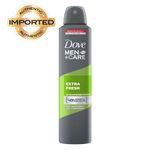 Buy Dove Men+Care Extra Fresh Dry Spray Antiperspirant Deodorant (250 ml) - Purplle