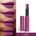 Buy FACES CANADA Long Stay 3-in-1 Matte Lipstick - Haute Plum 08, 2g | 8HR Longstay | Transfer Proof | Moisturizing | Chamomile & Shea Butter | Primer-Infused | Lightweight | Intense Color Payoff - Purplle