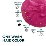 Buy Paradyes Candy Pink Temporary One Wash Hair Color 45 gm - Purplle