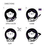 Buy Paradyes Wild Violet Temporary One Wash Hair Color 45 gm - Purplle