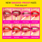 Buy NY Bae Smudge Proof Liquid Lipstick | Long Lasting | Super Pigmented | Maroon Lipstick | Matte Finish - Raspberry Razzle 12 (2.5 ml) - Purplle