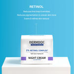 Buy DERMDOC by Purplle | 1% Retinol Complex Night Cream (25g) | retinol cream for face | anti ageing cream | nourishing night cream for all skin types - Purplle