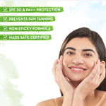 Buy Mamaearth Rice Sunscreen With SPF 50 Gel with Rice Water & Niacinamide for UVA & UVB Protection, PA+++ - 50 gm - Purplle