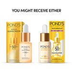 Buy POND'S Sunscreen serum SPF 50 14ml - Purplle