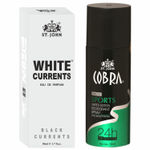 Buy St John Cobra Deodrant Sports 150 ml & Cobra Black Current 50 ml Perfume Combo Gift Pack Perfume Body Spray - For Men & Women (200 ml, Pack of 2) - Purplle