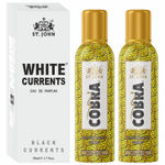 Buy St John Cobra Deodrant No Gas Music Pack of 2 100 ml each & White Current 50 ml Combo Perfume Body Spray - For Men & Women (250 ml, Pack of 3) - Purplle