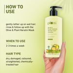 Buy Plum Olive & Plant Keratin Damage Repair Shampoo | With Olive Oil, Plant keratin, Macadamia oil | Strengthens & smoothens hair, conditions and adds shine to hair - Purplle