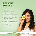 Buy Plum Avocado & Argan Frizz Control Conditioner for curly, wavy, frizzy hair | With Avocado Oil, Argan Oil, Shea Butter, Sunflower Oil | Reduces frizz & prevents hair from excessive dryness 175 ml - Purplle